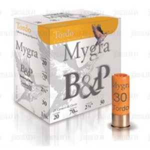 B&P Mygra Tordo CAL.20 20 Kalibre 30 Gram Av Fişeği