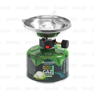 Orcamp Çakmaklı Rüzgârlıkla Kamp Ocak 230 Gram Tüplü Set