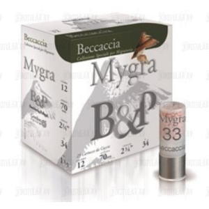 B&P Mygra Beccaccia 12 Kalibre 34 Gram Av Fişeği