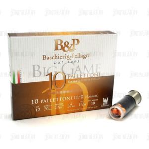 B&P Big Game Pallettoni 11/0  High VEL. (10 P.8,6MM) 12 Kalibre 37 Gram Av Fişeği
