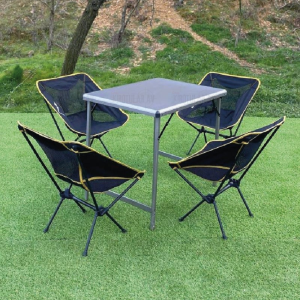 Nurgaz Büyük MDF +4 Pratik Sandalye Set