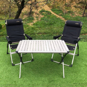 Nurgaz XXL Masa + 2 Lux Sandalye Set