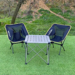Nurgaz Küçük Masa  + 2 Pratik Sandalye Set